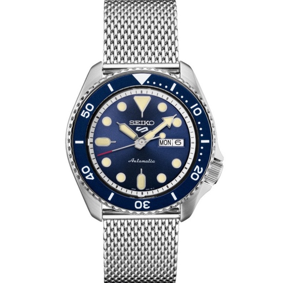 NEW Seiko 5 Sports SRPD71 Men's Analog Automatic Blue Dial 42.5mm Case Watch - Picture 1 of 5